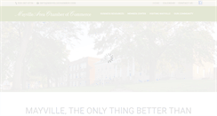 Desktop Screenshot of mayvillechamber.com